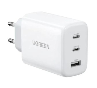 Ugreen 90496 65W Bộ sạc nhanh gồm 2 cổng USB-C + USB-A