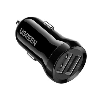 Ugreen 50875 24W 2 cổng usb A sạc xe hơi công suất cao