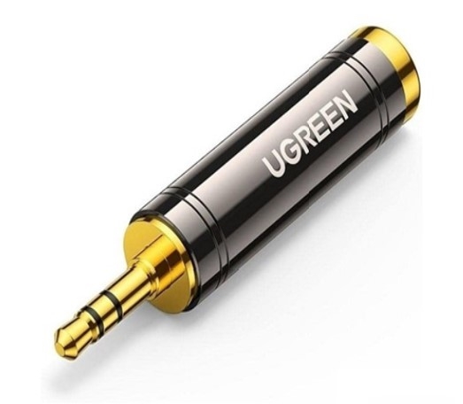 Đầu chuyển đổi 3.5mm dương sang 6.35/6.5mm âm Ugreen 60711 cao cấp
