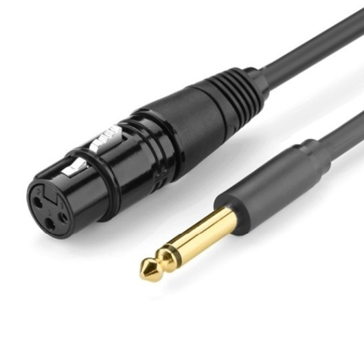Cáp chuyển đổi từ 6.5mm sang AV Cannon (XLR) âm dài 3M chính hãng Ugreen 20720