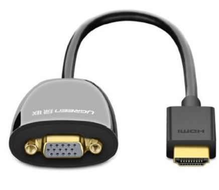 Bộ chuyển đổi HDMI sang VGA UGREEN MM102 Không có Audio