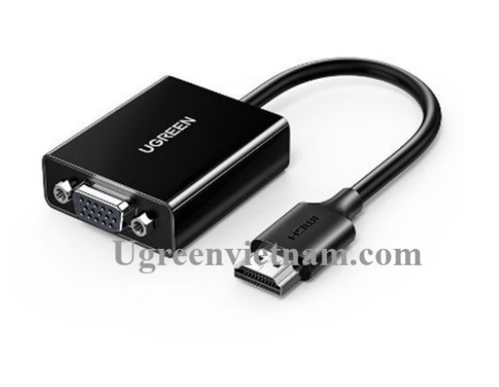 Cáp chuyển HDMI sang VGA có cổng cấp nguồn USB-C