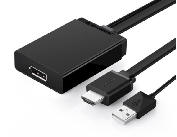 Bộ chuyển đổi HDMI + USB sang Displayport hỗ trợ 4K*2K Ugreen 40238