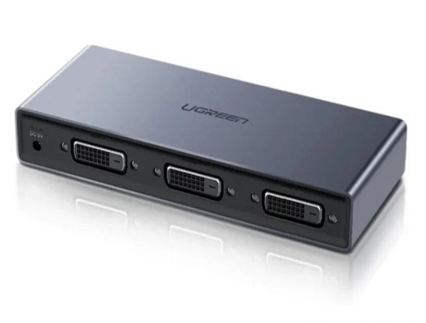 Bộ chia DVI 24+1 từ 1 ra 2 hỗ trợ FullHD 1920x1080@60Hz Ugreen 80647 cao cấp