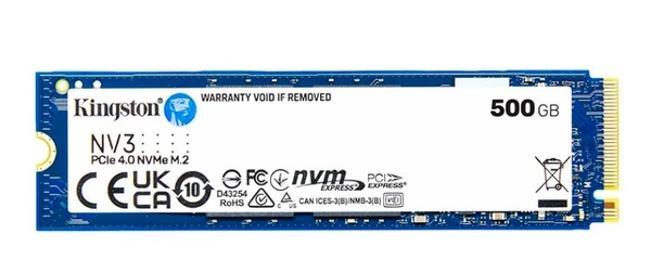 SSD Kingston SNV3S/500G M.2 PCIe Gen4 x4 NVMe