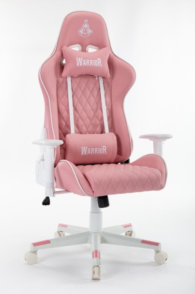 Ghế game WARRIOR -WGC206- Raider Series(White/Pink)