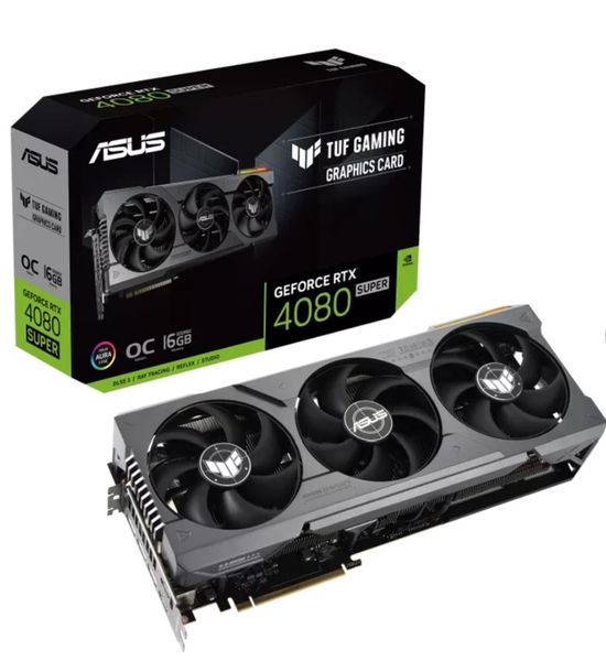 VGA ASUS TUF Gaming GeForce RTX 4080 SUPER 16GB GDDR6X OC Edition (TUF-RTX4080S-O16G-GAMING)