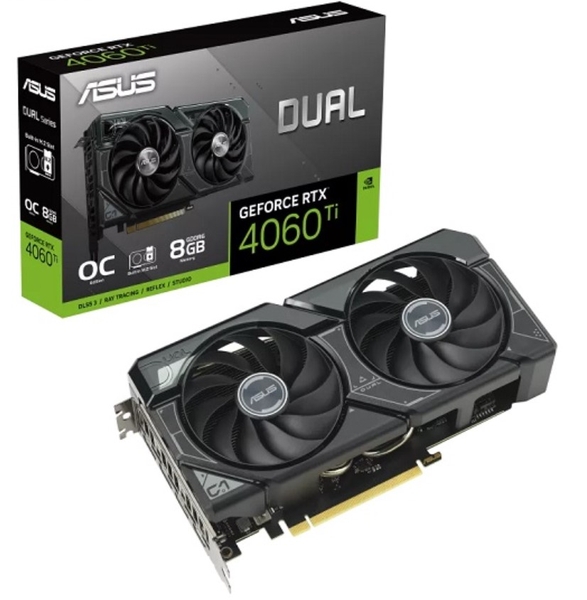 Card Màn Hình ASUS Dual GeForce RTX 4060 Ti SSD OC Edition 8GB GDDR6 (DUAL-RTX4060TI-O8G-SSD)