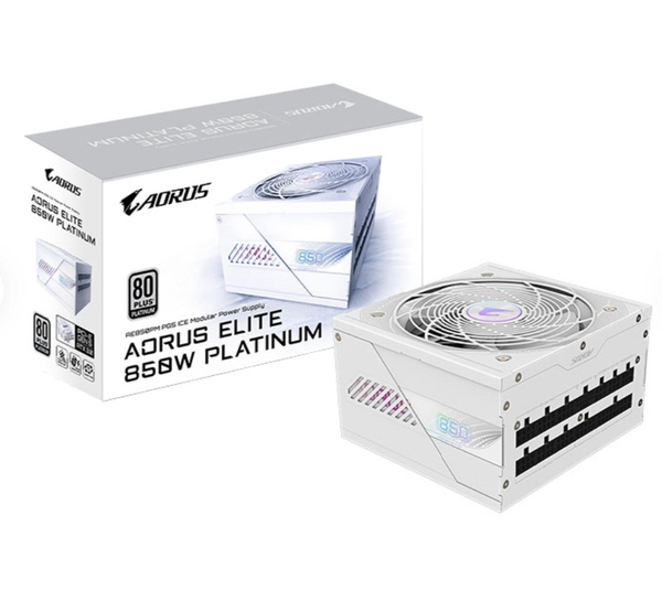 Nguồn GIGABYTE AORUS GP-AE850PM PG5 ICE 850W (80 plus Platinum/Màu Trắng)
