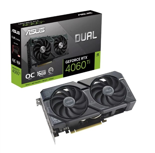 Card màn hình ASUS Dual GeForce RTX 4060 Ti OC Edition 16GB GDDR6 16GB