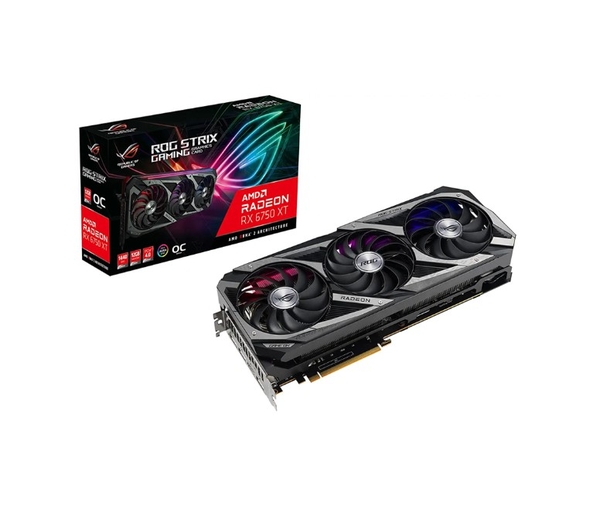Card màn hình ASUS ROG-STRIX-RX6750XT-O12G-GAMING 12GB GDDR6