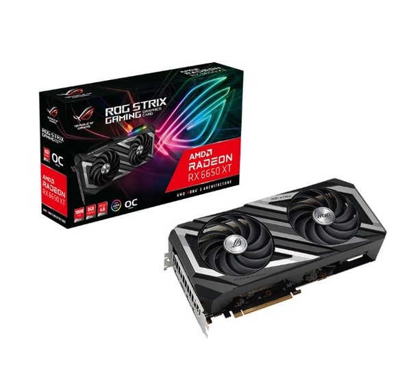 Card màn hình ASUS ROG-STRIX-RX6650XT-O8G-GAMING 8GB GDDR6