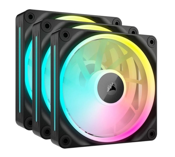 Bộ ba Fan Case Corsair iCUE LINK LX120 RGB 120mm PWM Black CO-9051026-WW