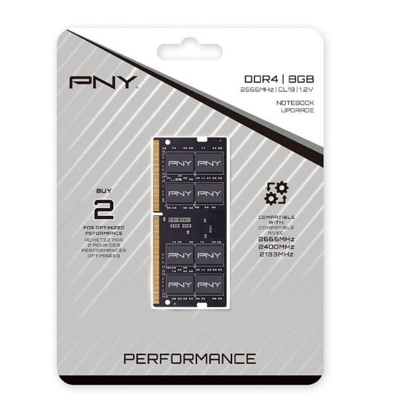 Ram Laptop PNY 8GB DDR4 2666 (MN8GSD42666-TB)