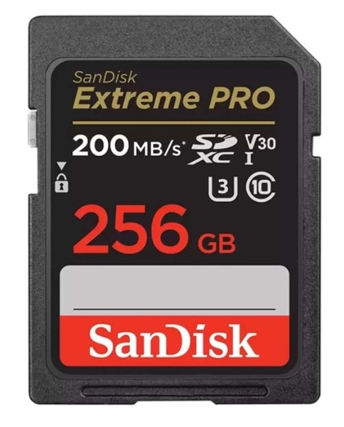 Thẻ nhớ SDXC SanDisk Extreme Pro U3 V30 256GB 200MB/s
