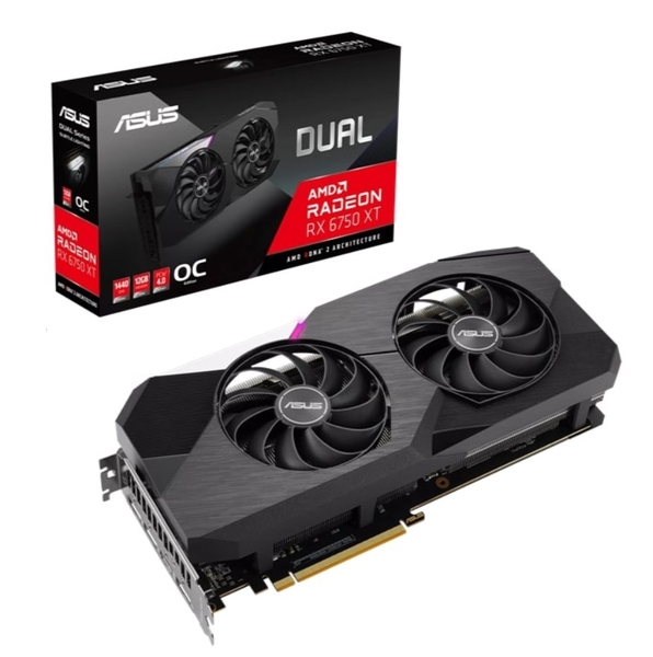 VGA Asus Dual RX 6750 XT OC 12GB GDDR6 (DUAL-RX6750XT-O12G)