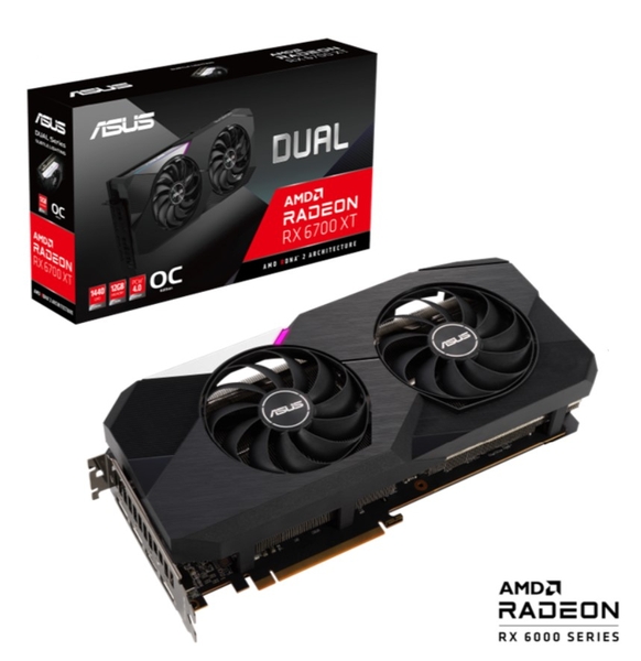 VGA ASUS Dual Radeon RX 6700 XT OC 12GB (DUAL-RX6700XT-O12G)