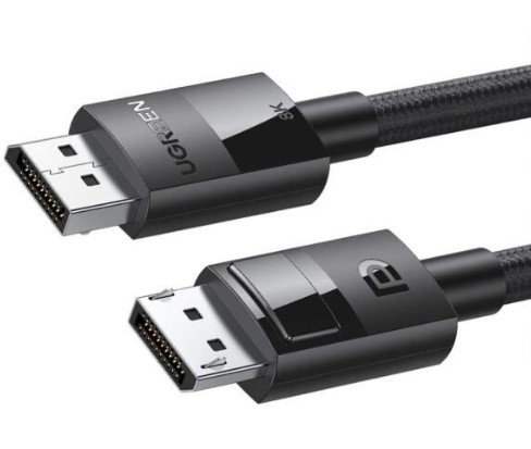 Cáp DisplayPort 1.4 UGREEN DP114 – Hỗ trợ độ phân giải 8K 60HZ , tốc độ truyền 32.4Gbps – Vỏ bện nylon chắc chắn chống rối