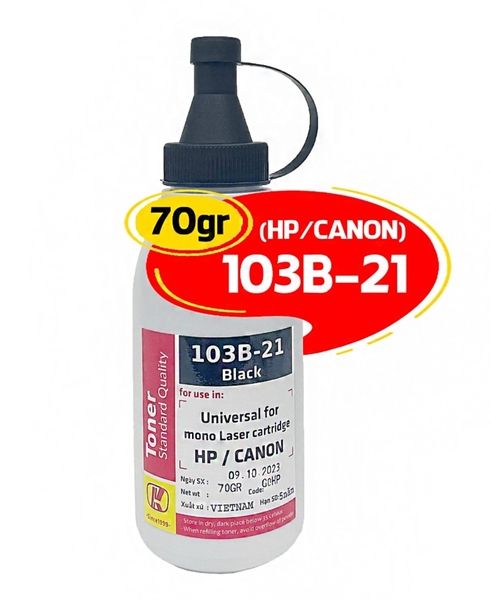 Mực Nạp HP/Canon KH 103B-21 (1005/1006/1104/M1212/MF4412) 70gr