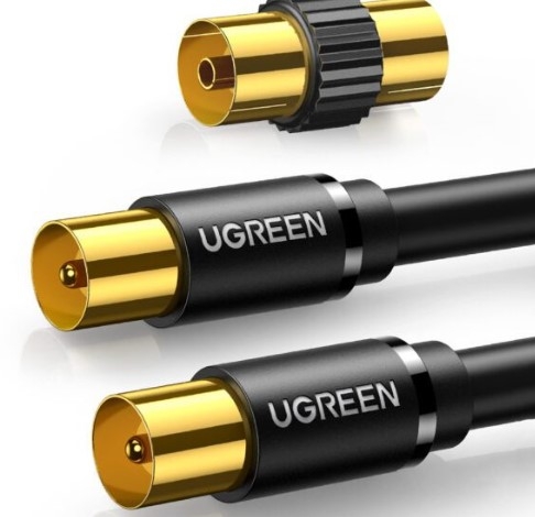 Cáp Truyền Hình Aerial UGREEN SP102 Cáp TV Kỹ Thuật Số Aerial – Cáp đồng trục Dài 1M