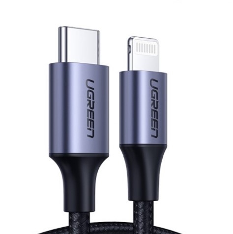Cáp USB type-C to lightning chuẩn MFi dài 1m chính hãng Ugreen 60759 cao cấp