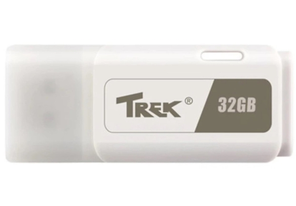 USB Trek 32GB ThumbDrive TDWHITE USB 2.0