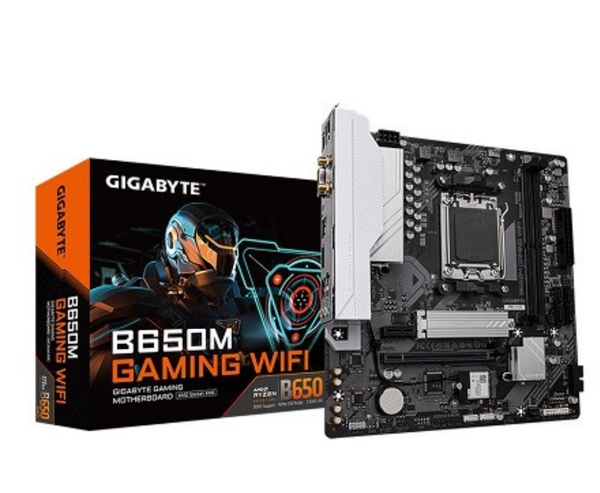 MAINBOARD GIGABYTE B650M GAMING WIFI (AMD Socket AM5/2 x DDR5 DIMM sockets supporting up to 96 G)