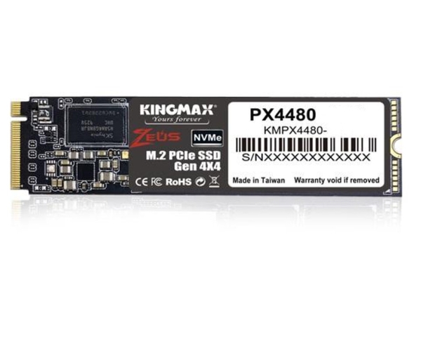 Ổ cứng SSD Kingmax Zeus PX4480 2TB M.2 2280 PCIe NVMe Gen 4x4 (Đọc 5000MB/s - Ghi 2500MB/s) - (KM2TBPX4480)