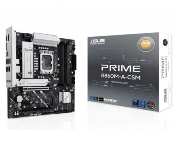 Mainboard Asus Prime B860M-A-CSM (Intel B860/ Socket 1851/ 4 khe ram/ DDR5/ 2.5 Gigabit LAN)