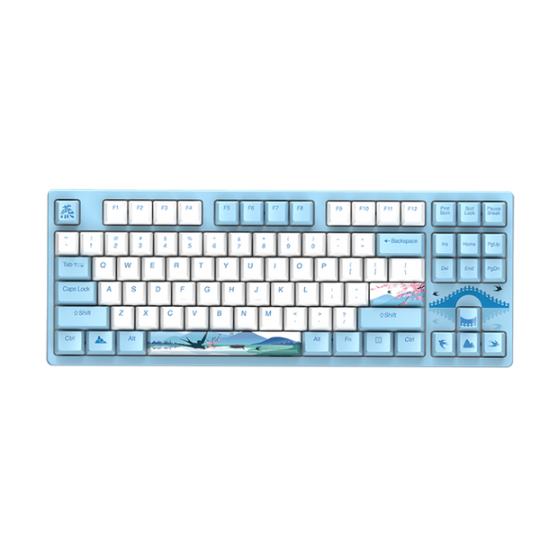 Bàn phím cơ DAREU A87 SWALLOW (PBT, Brown/ Red CHERRY switch)