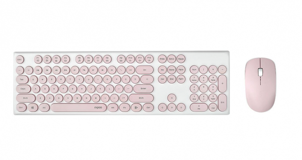 BỘ BÀN PHÍM CHUỘT KHÔNG DÂY RAPOO X260S (PINK)