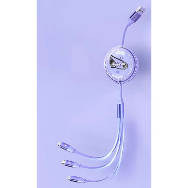 ÁP DÂY RÚT CD 3 ĐẦU LCM PISEN CLOCK CD 3-IN-1 1100MM LT-AP45-1100