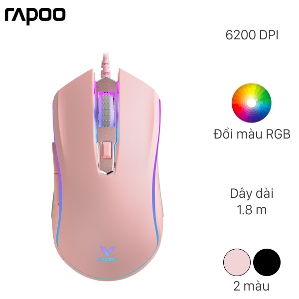 Chuột Có Dây Gaming Rapoo V25S