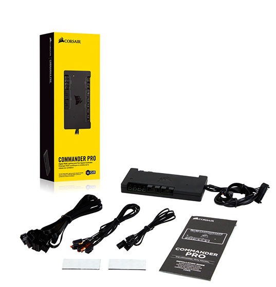 Bộ điều khiển quạt máy tính và dây đèn  RGB Corsair Commander PRO