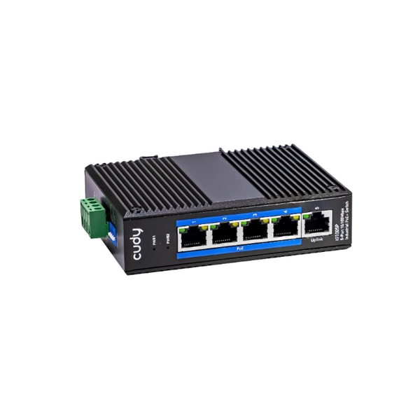 Switch PoE Gigabit công nghiệp Cudy IG1005P 5 Port 120W
