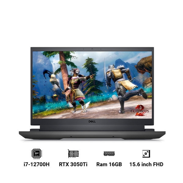 Laptop Dell Gaming G15 5520 i7H165W11GR3050Ti (Core i7-12700H | 16GB | 512GB | RTX 3050 Ti 4GB | 15.6 Inch FHD 165Hz | Win 11 | Office | Xám)