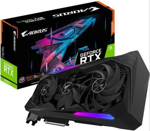 VGA Gigabyte RTX 3050 AORUS ELITE 8GB 3 Fan (GV-N3050AORUS E-8GBD)