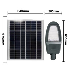 Đèn JD-300 300w - Đèn Đường Năng Lượng Mặt Trời Jindian Solar Light 300W