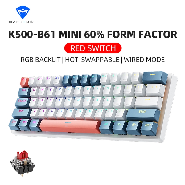 Bàn phím cơ chơi game Machenike K500-B61 RGB