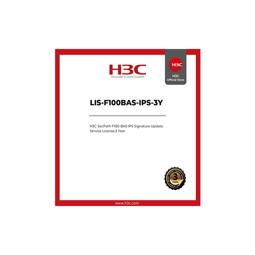 License H3C SecPath F100-BAS LIS-F100BAS-IPS-3Y (IPS Signature Update, 3 năm)