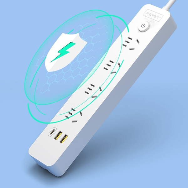 Ổ cắm điện M-505UC (1.8m) - 4x AC 2x USB & Type-C