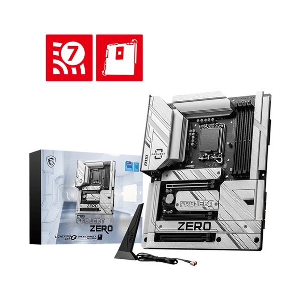 Mainboard MSI Z790 PROJECT ZERO (Intel Z790, LGA1700, 4 x DDR5 256GB, ATX)
