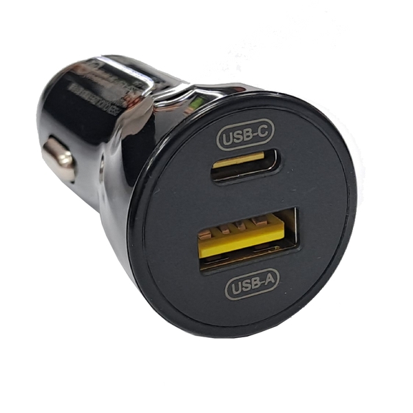 Sạc PISEN QUICK Car ice Crystal Mini DualPort 1C1A (C30W A18W )