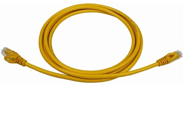 Patch Cord UTP Cat.5e, 2.0m, 2 đầu đúc RJ45, Yellow, Blue, Gray -  DINTEK