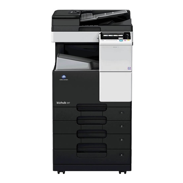 Máy photocopy Konica Minolta bizhub 287 (28 bản/phút, A3, in mạng, scan màu, đảo bản sao tự động, màn hình cảm ứng 7 inch) - DF-628