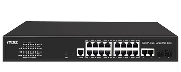 Switch APTEK SG2164P 16-port Gigabit PoE Managed