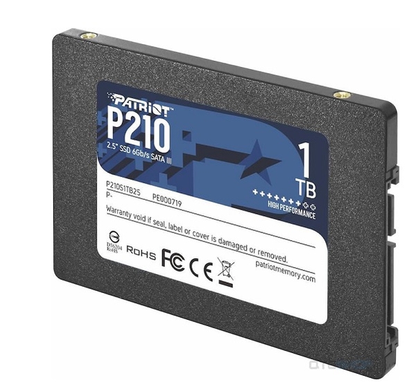 Ổ Cứng SSD 1TB Patriot P210 SATA III P210S1TB25