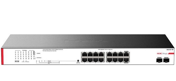 Switch 18 Cổng POE Gigabit H3C Magic BS218F-HP 16GE + 2SFP