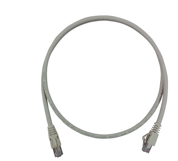 Patch Cord S/FTP Cat.6A 10Gb LSZH, 0.5m, 2 đầu đúc RJ45, Gray - DINTEK Dintek 1201-06032