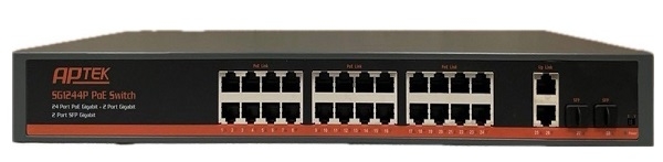 Bộ chuyển mạch PoE GE 24 cổng APTEK SG1244P